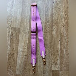 Purse Pink Strap with Gold Accents